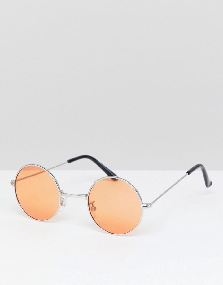 7x Classic Round Sunglasses - Gold