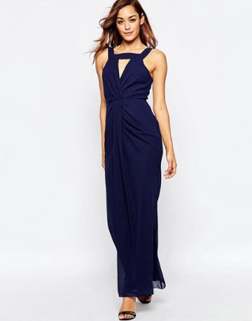 Vlabel Clarence Maxi Dress - Navy