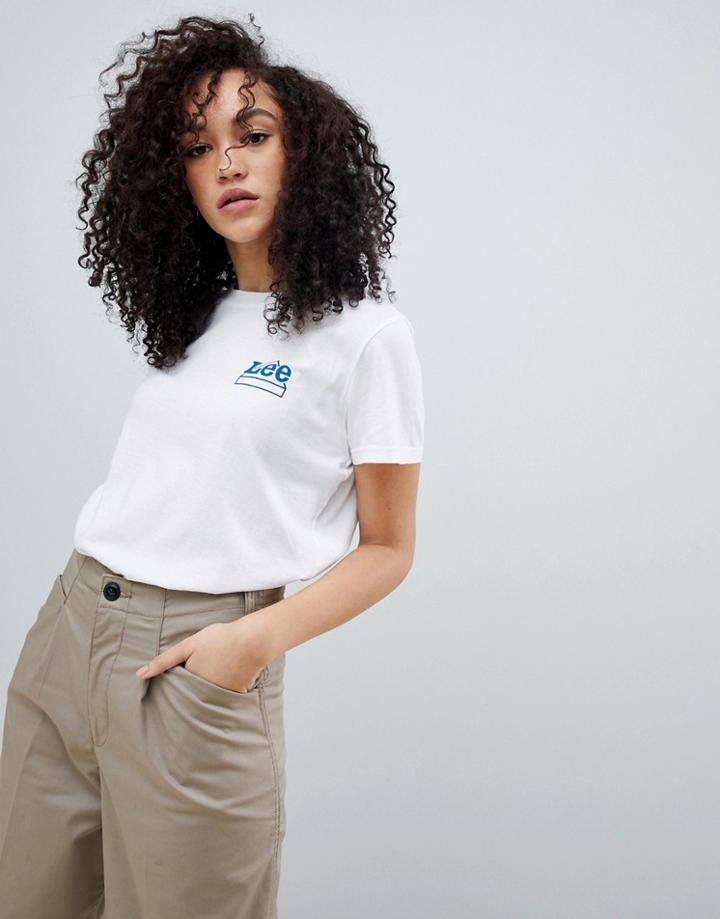 Lee Archive Logo T Shirt - Blue