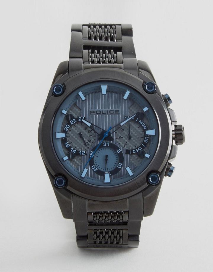 Police Mesh Up Black Watch - Black