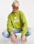 Levi's Vintage Graphic Crew Sweatshirt In Green