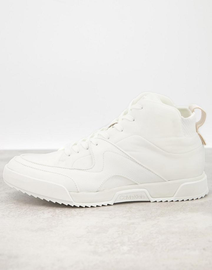 Calvin Klein Humphrey High Top Sneakers In White