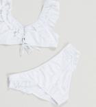 Unique 21 Hero Plus Frill Bikini Top-multi