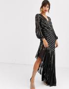 Asos Design Starburst Maxi Dress