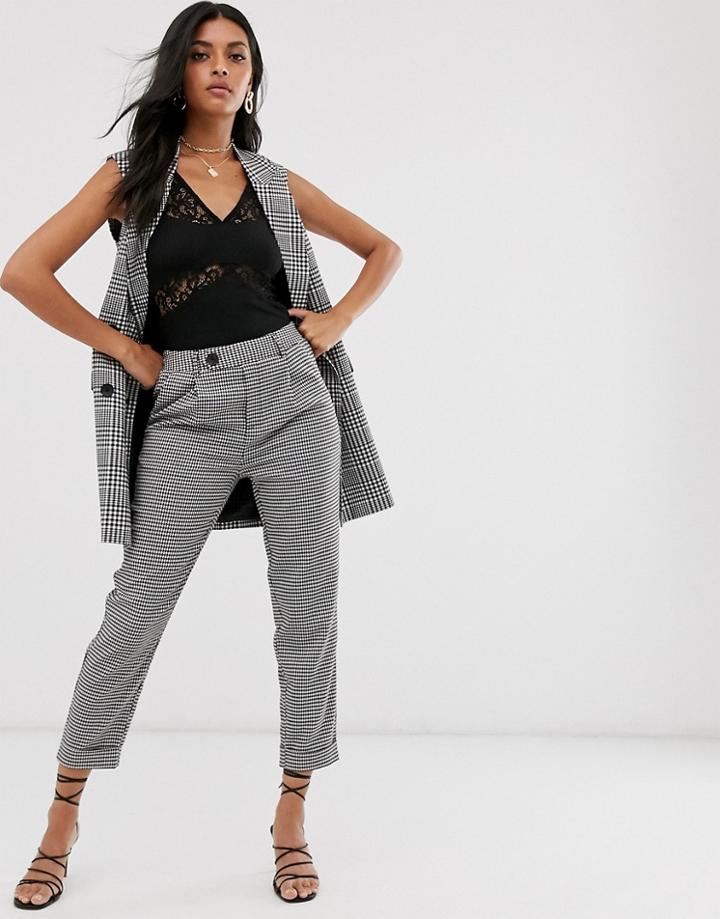 Stradivarius Pants In Houndstooth-multi