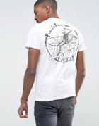 Friend Or Faux Denness Back Print T-shirt - White