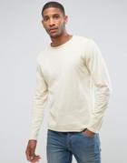 Another Influence Basic Raw Edge Long Sleeve Top - Stone