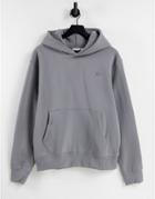 Adidas Originals Adicolor Contempo Boyfriend Fit Hoodie In Dark Gray-grey