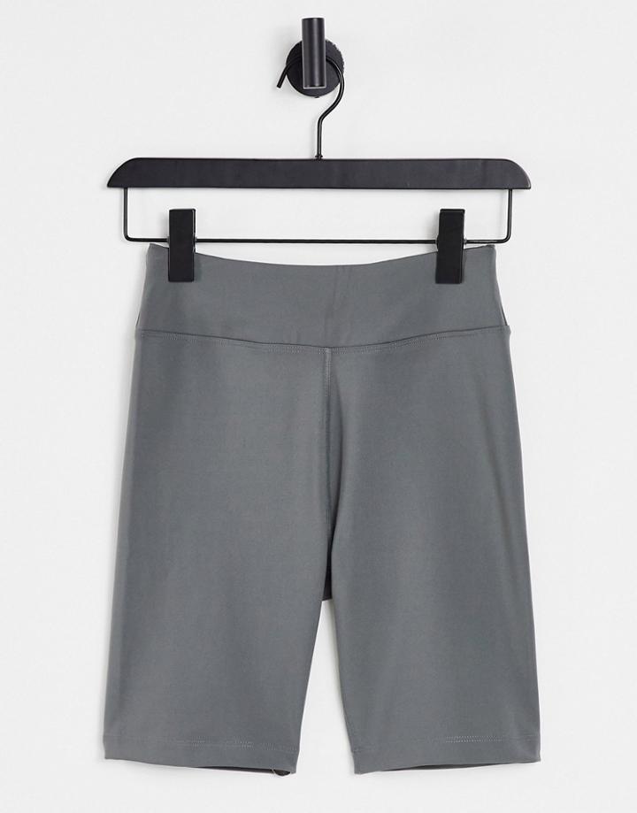 Asos 4505 Icon Legging Shorts With Booty Sculpt Detail-grey