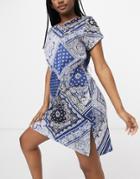 Lauren By Ralph Lauren Sleep T Shirt In Navy Print