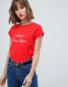 Mango Slogan T-shirt - White