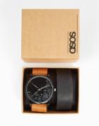 Asos Interchangeable Watch With Paisley Face - Black