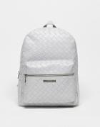 River Island Large Backpack In Gray