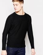 Jack & Jones Premium Knitted Crew Neck Sweater - Black