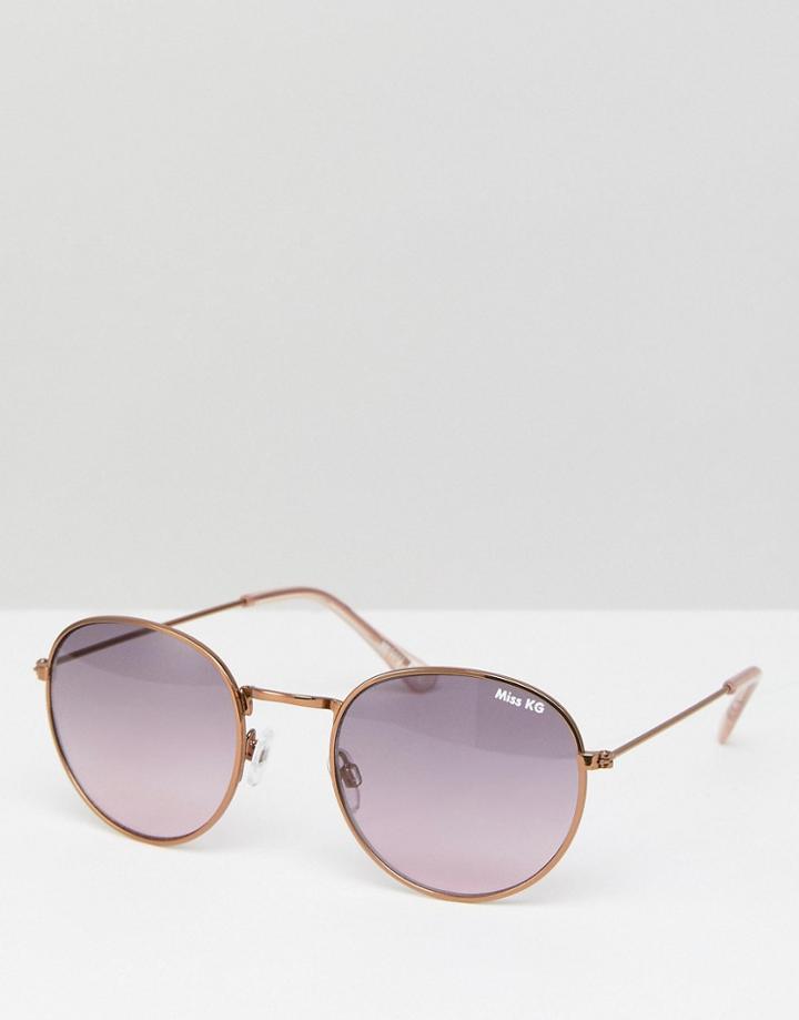 Miss Kg Round Sunglasses - Purple