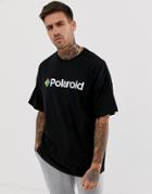 Asos Design Polaroid Oversized T-shirt-black