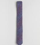 Noak Wool Blend Blade Tie - Purple