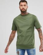 Dead Vintage T-shirt With Front Panel - Green