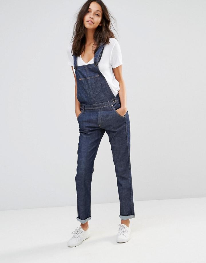 Lee Straight Denim Overalls - Blue