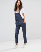 Lee Straight Denim Overalls - Blue