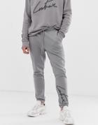 The Couture Club Essential Sweatpants In Gray - Gray