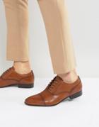 Aldo Saylian Oxford Toe Cap Shoes - Tan