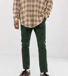 Collusion Tapered Chino In Khaki - Green