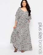 Nvme Plus Maxi Dress In Floral Print