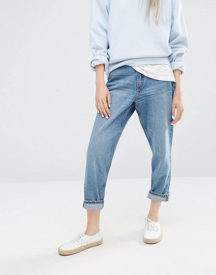 Monki Straight Leg Jean - Blue