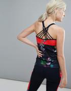 Ted Baker Fit To A T Strappy Top In Tropical Oasis Print - Multi