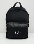 Versace Jeans Backpack In Black - Black
