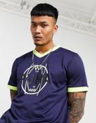 Puma Hoops Vintage Graphic T-shirt In Gray-grey