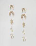 Cheap Monday Yoof Earrings - Gold