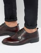 New Look Derby Shoes In Burgundy - Red