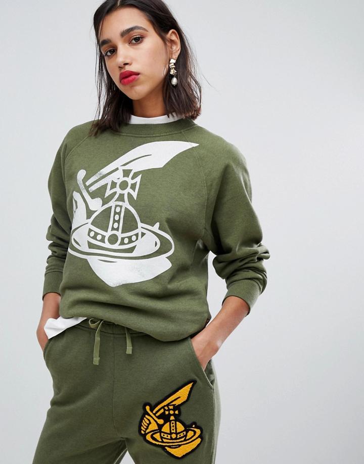 Vivienne Westwood Anglomania Classic Sweatshirt - Green