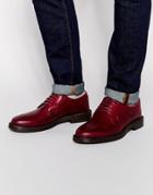 Walk London Darcy Derby Shoes - Red
