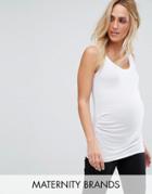 New Look Maternity Tank Top - White