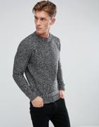 Bellfield Crew Neck Sweater - Gray