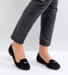 New Look Tassel Tab Front Shoe - Black