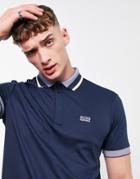 Boss Athleisure Paddy 1 Polo In Navy