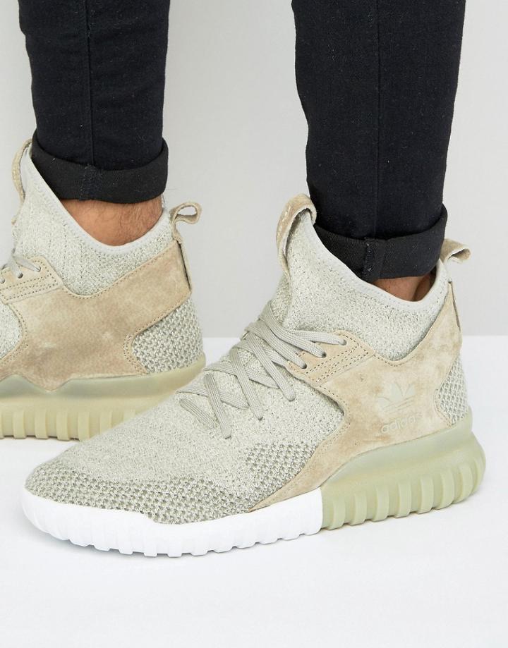 Adidas Originals Tubular X Pk Sneakers In Beige Bb2381 - Beige