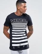 Diesel T-diego-od T-shirt - Black
