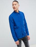 Asos Design Coach Jacket In Cobalt Blue - Blue