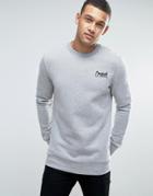 Jack & Jones Originals Sweatshirt With Chest Logo - Gray
