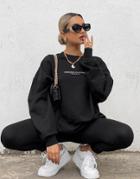 Asos Weekend Collective Oversized Sweatshirt With Large Back Logo In Black