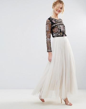 Rd & Koko Pleated Maxi Skirt - Pink