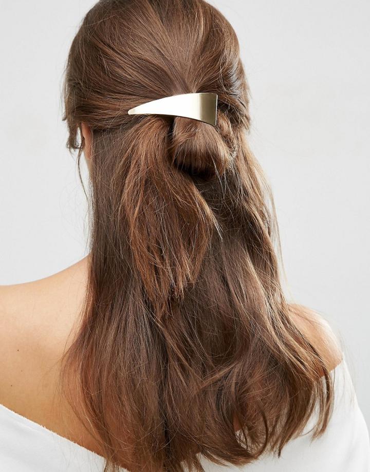Asos Abstract Hair Clip - Gold