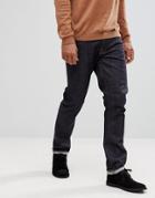 Nudie Jeans Co Dude Dan Straight Fit Jeans In Dry Comfort Dark-navy