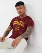 Nike Basketball Cleveland Cavaliers Dry T-shirt In Red