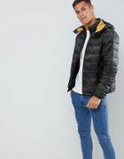 Abercrombie & Fitch Lightweight Packable Down Puffer With Hood In Camo - Green